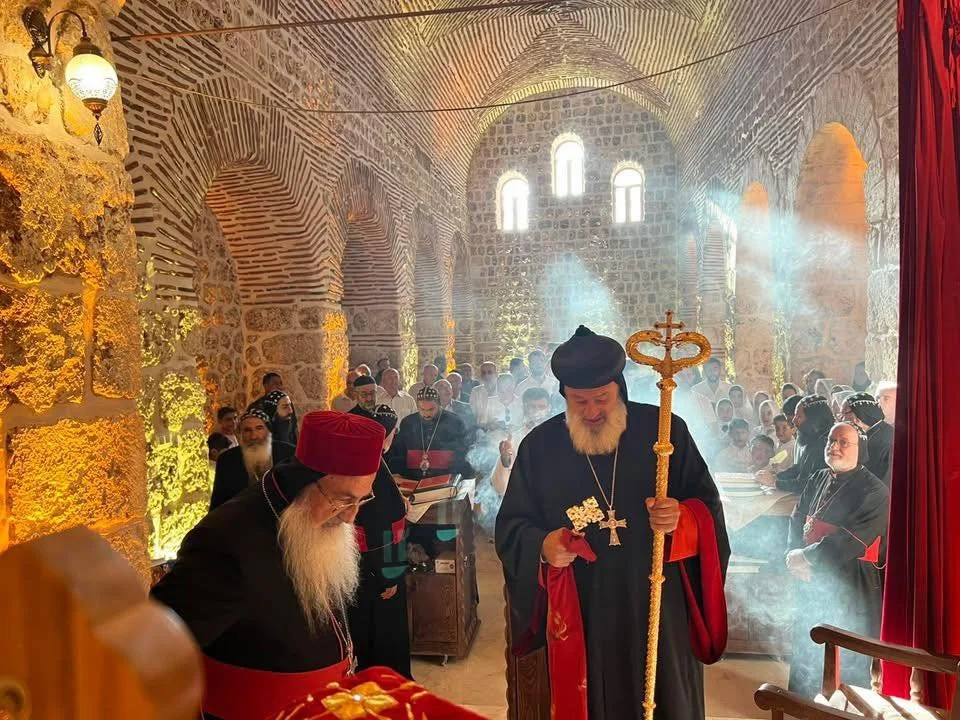 His Holiness Patriarch Mor Ignatius Aphrem II Visited St. Dimet Church in Arbo
