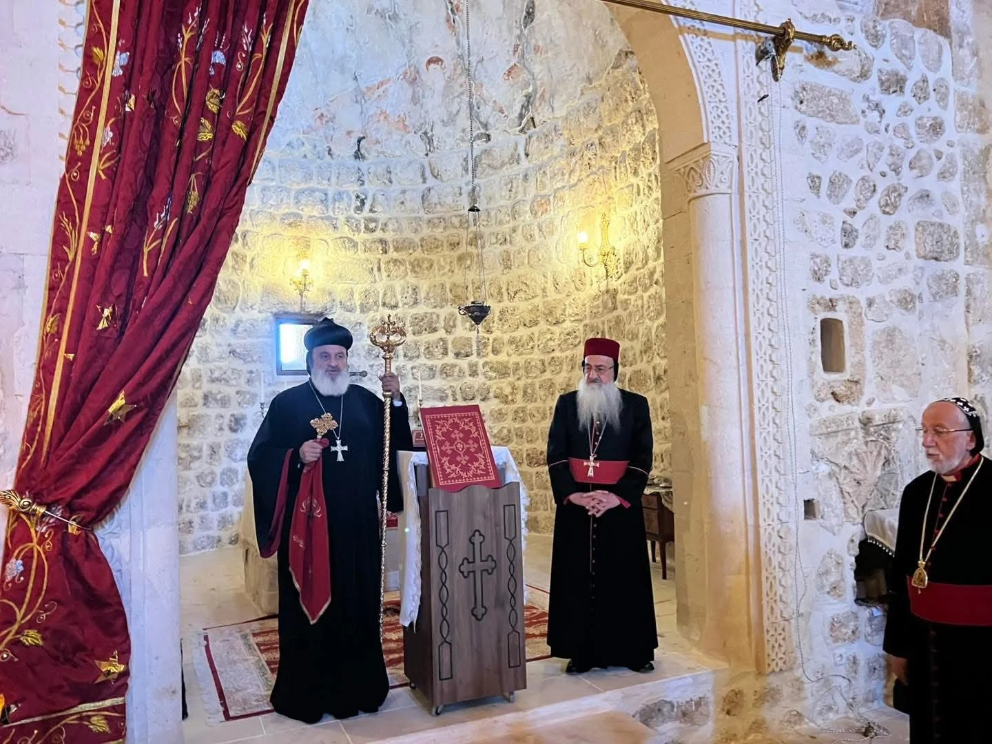 His Holiness Patriarch Mor Ignatius Aphrem II Visited St. Stephen Church in Keferbe
