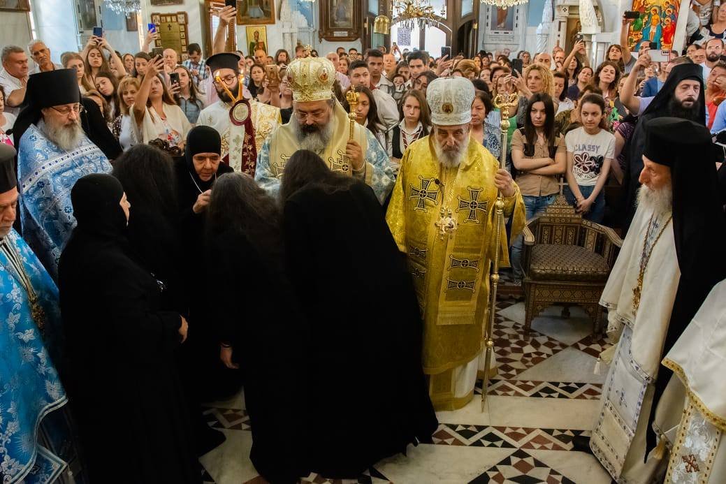 قدّاس عيد ميلاد والدة الإله وسيامة عدد من الأخوات الراهبات في دير سيدة صيدنايا للروم الأرثوذكس ببركة ورعاية غبطة البطريرك يوحنّا العاشر