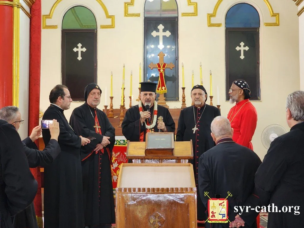 غبطة البطريرك مار اغناطيوس يوسف الثالث يونان يزور دير القدّيس مار اغناطيوس البطريركي للسريان الأرثوذكس في مانّينيكارا – أوملّور، كيرالا – الهند