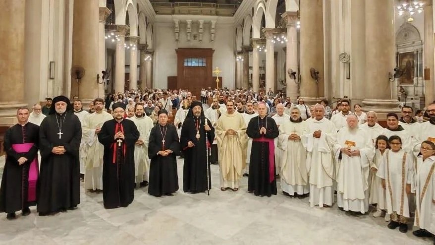 غبطة البطريرك الأنبا إبراهيم إسحق يشارك في احتفال الرهبنة الفرنسيسكانية بعيد القديس فرنسيس الآسيزي