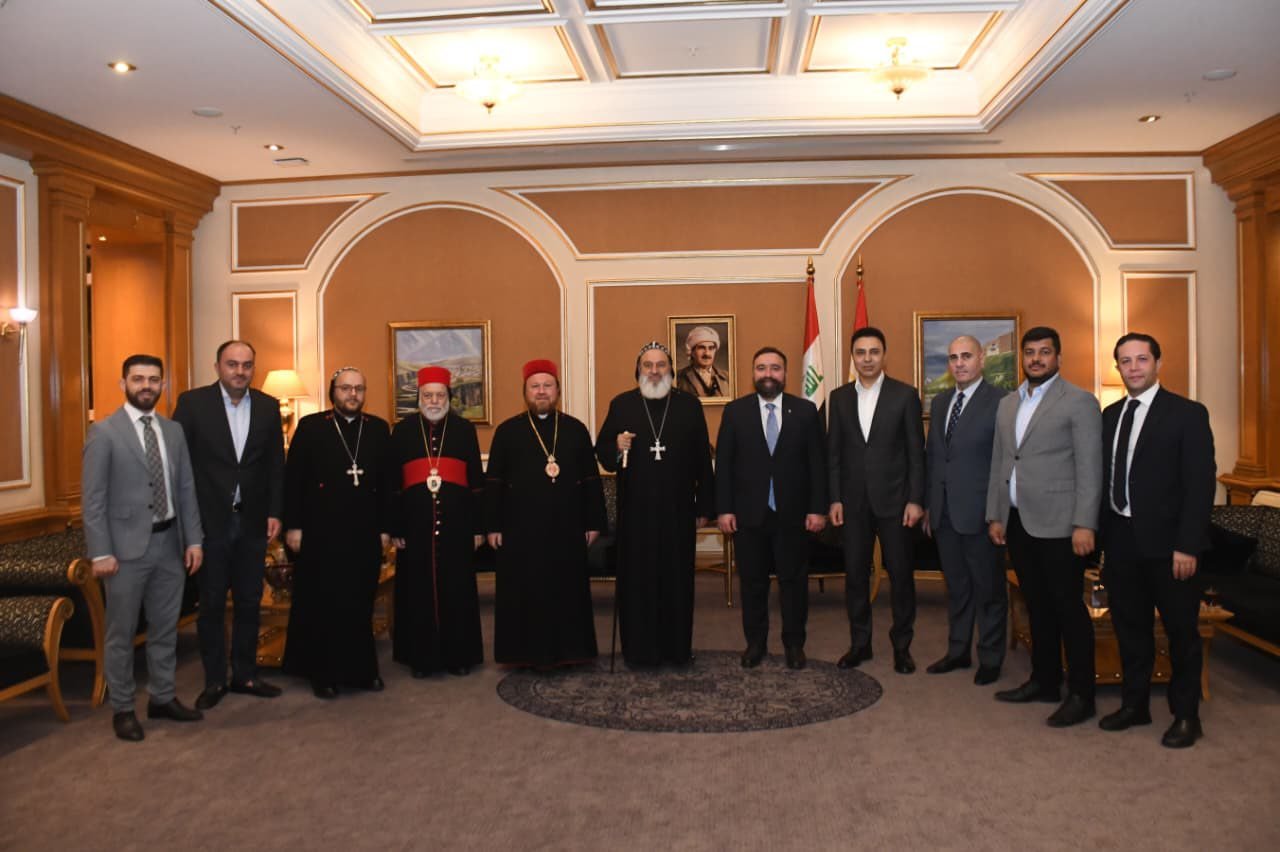 ‎قداسة البطريرك مار إغناطيوس أفرام الثاني يصل إلى إربيل في زيارة رسوليّة لأبرشيّة الموصل وكركوك وإقليم كوردستان وتوابعها