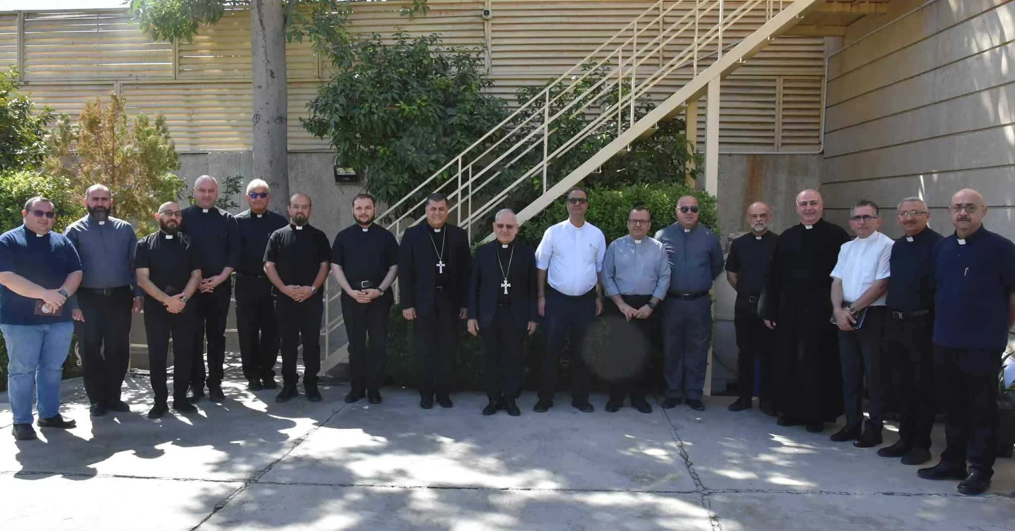 غبطة البطريرك الكاردينال لويس روفائيل ساكو يجتمع بكهنة أبرشيّة بغداد