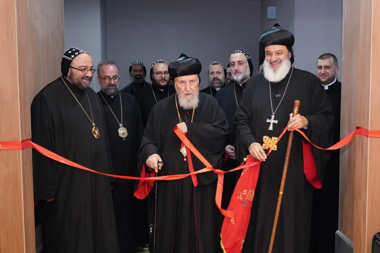 ‎قداسة البطريرك مار إغناطيوس أفرام الثاني يفتتح "قاعة المطران مار سويريوس حاوا" في دار شرقي للضيافة