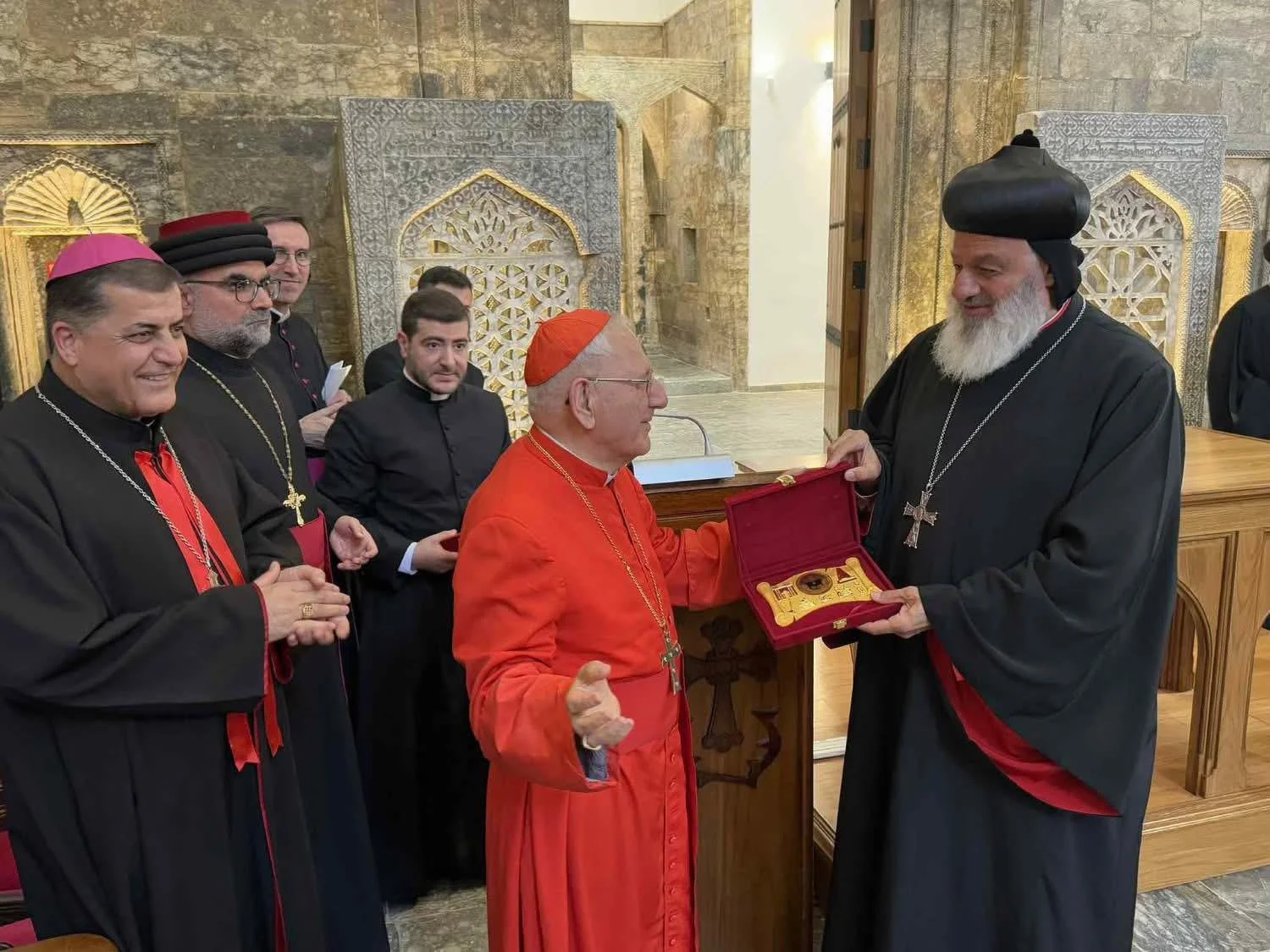 His Holiness Patriarch Mor Ignatius Aphrem II Participates in the Inauguration of St. Mary (Tahra) Chaldean Church in Mosul in the Presence of His Beatitude Cardinal Mar Louis Raphael Sako