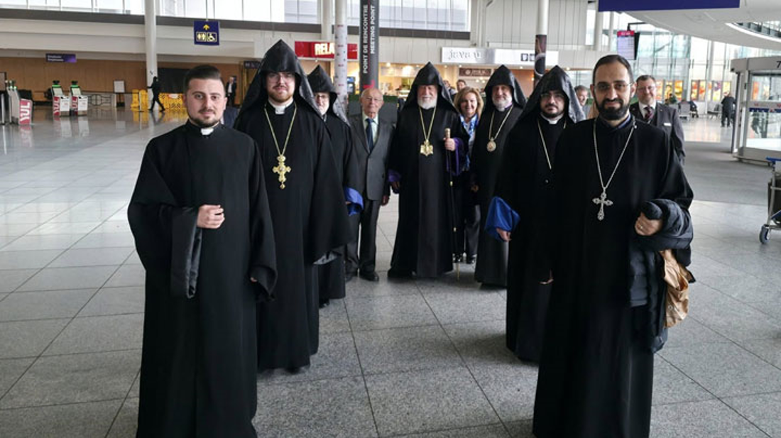 قداسة الكاثوليكوس آرام الأوّل وصل إلى مونتريال ضمن زيارة رسوليّة لكندا والولايات المتّحدة الأميركيّة