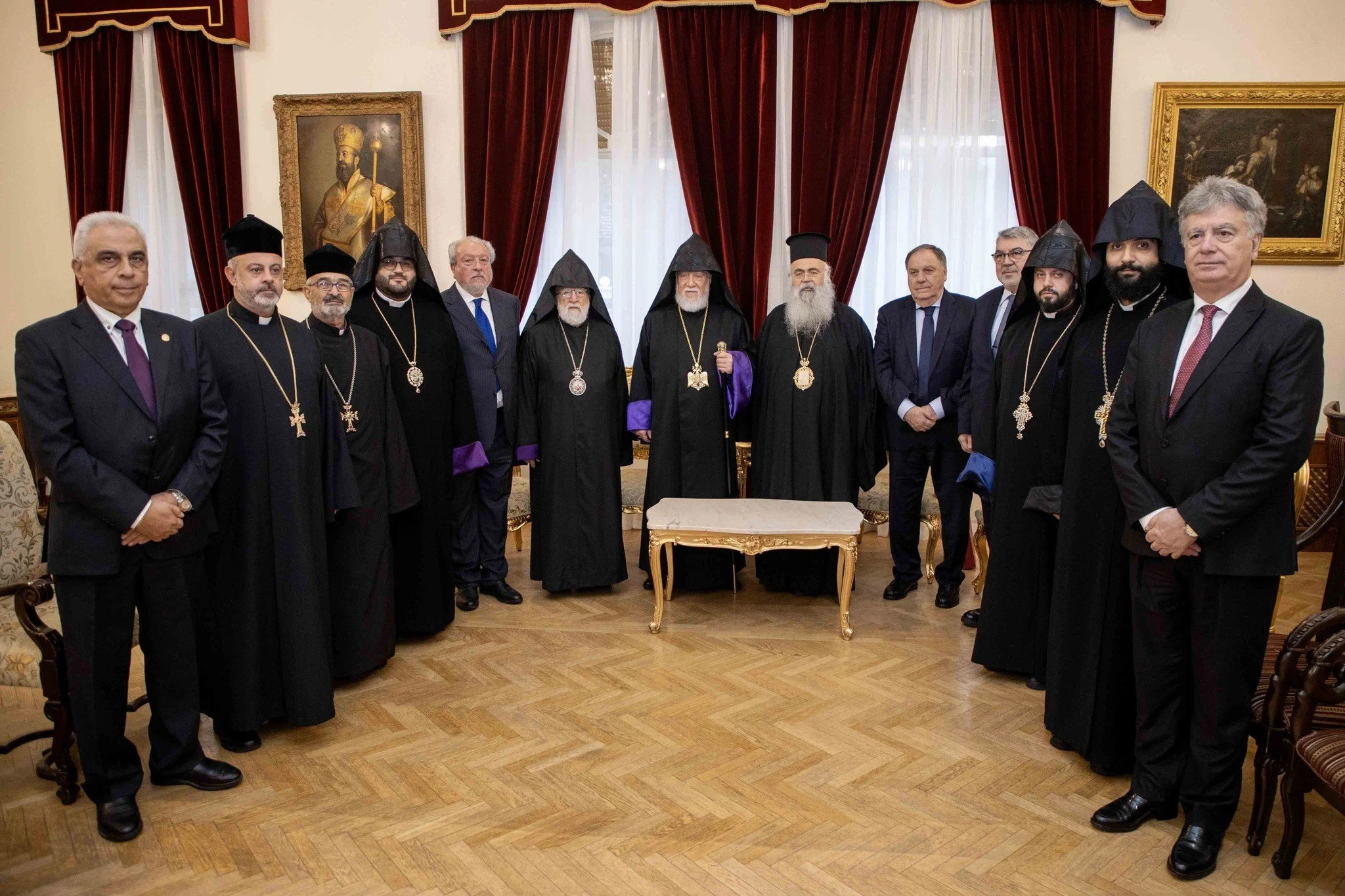 His Holiness Catholicos Aram I Meets with His Beatitude Archbishop Georgios III of Cyprus