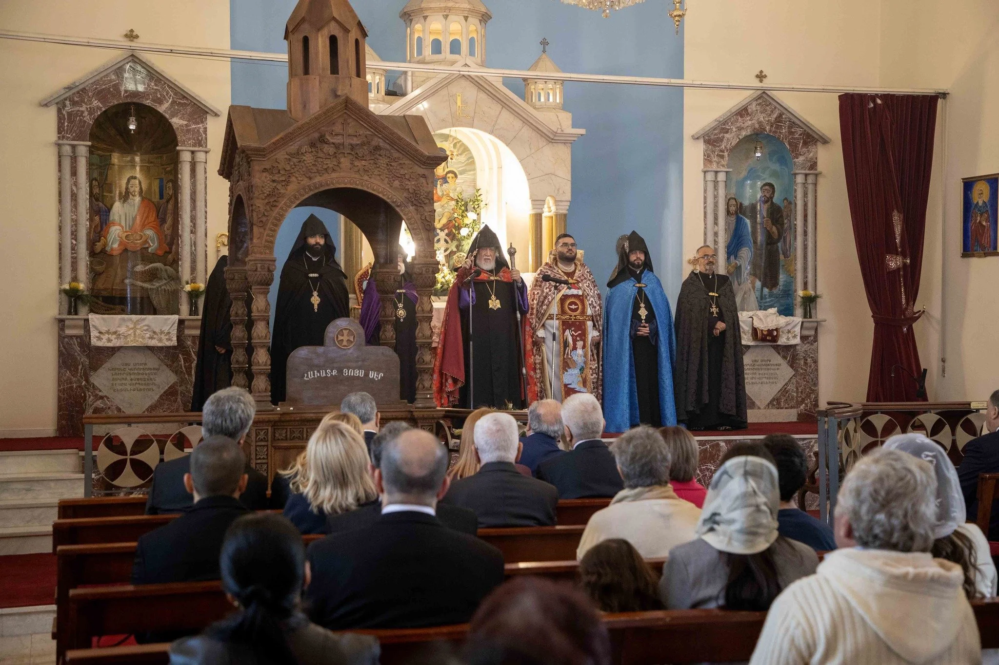 His Holiness Catholicos Aram I Presides Over a Divine Liturgy in Nicosia