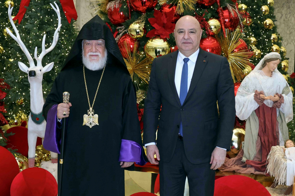 His Holiness Catholicos Aram I Visits Lebanese President General Joseph Aoun