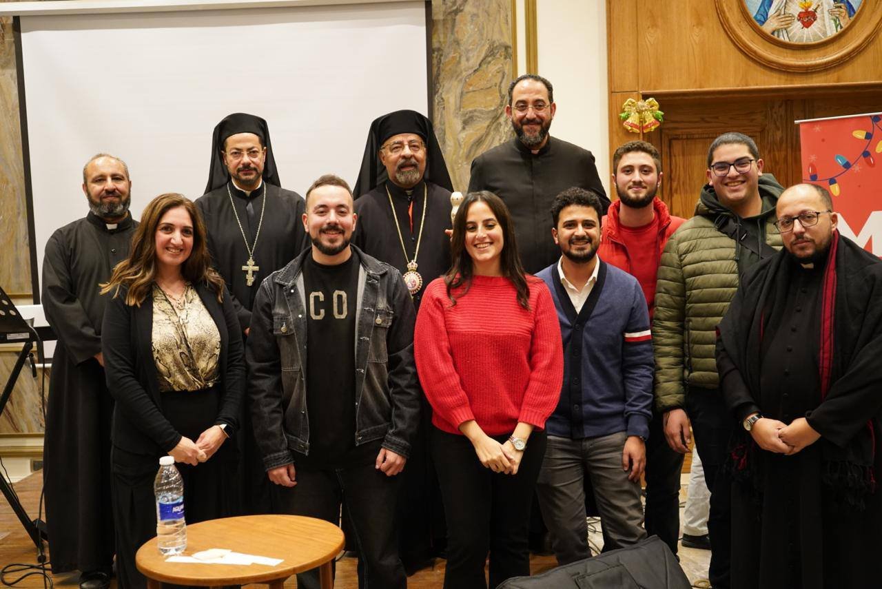 غبطة البطريرك الأنبا إبراهيم إسحق يترأّس حفل خدمة الشباب الإيبارشي استعدادًا لعيد الميلاد