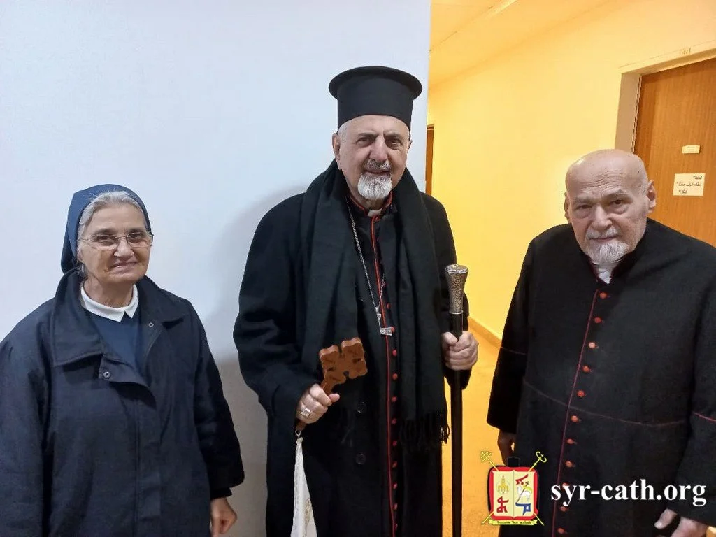 غبطة البطريرك مار اغناطيوس يوسف الثالث يونان يزور الأساقفة المتقاعدين من الكنيسة السريانية الكاثوليكية في دار المسيح الملك، برمّانا - المتن، لبنان