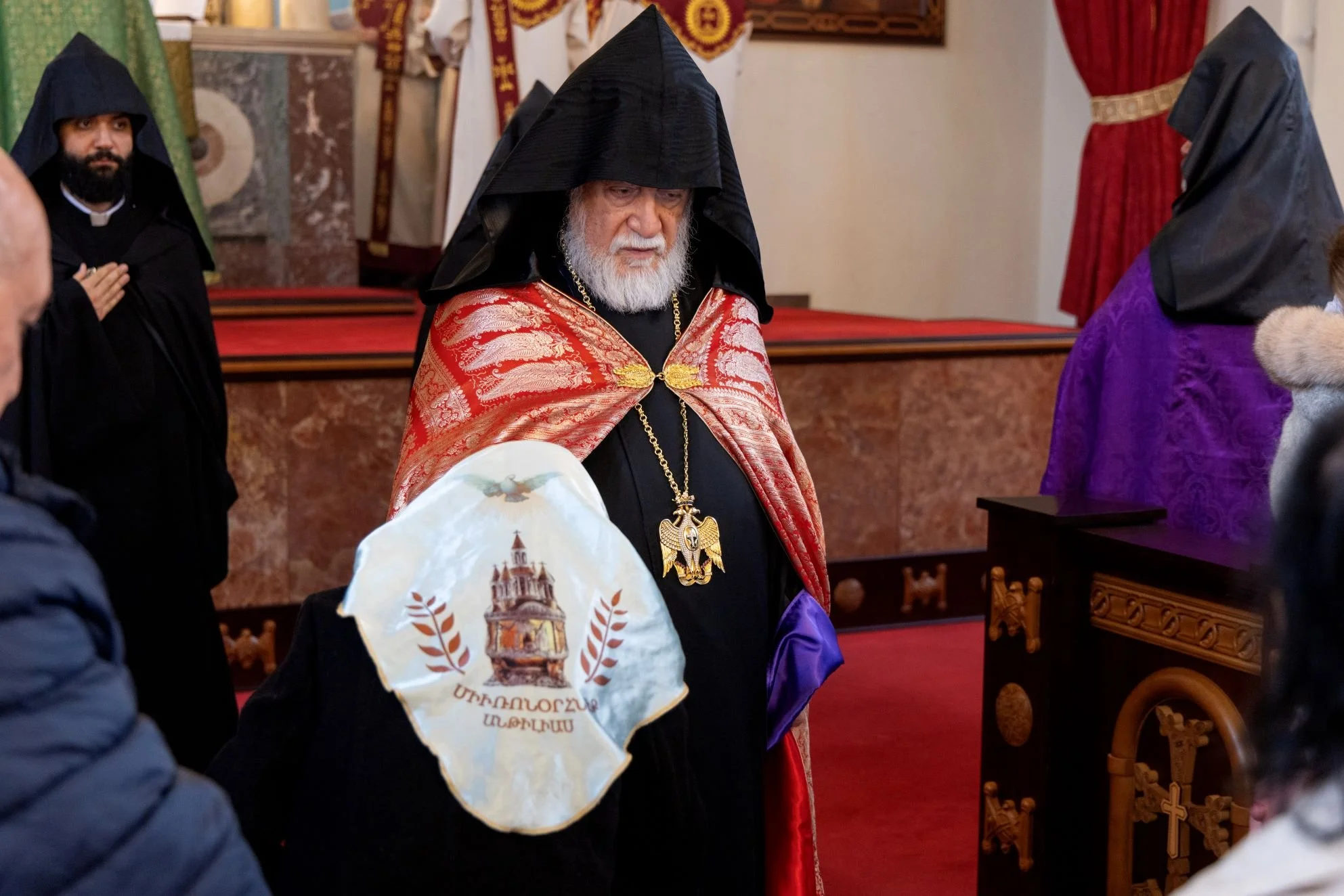 His Holiness Catholicos Aram I Presides Over the First Divine Liturgy of 2026 at the Catholicosate of the Holy See of Cilicia