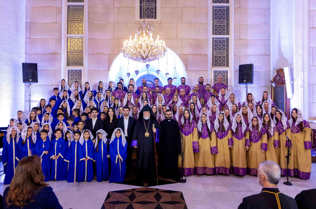Christmas Concert Celebrates the Feast of the Nativity and Theophany in the presence of His Holiness Catholicos Aram I at the Holy See of Cilicia