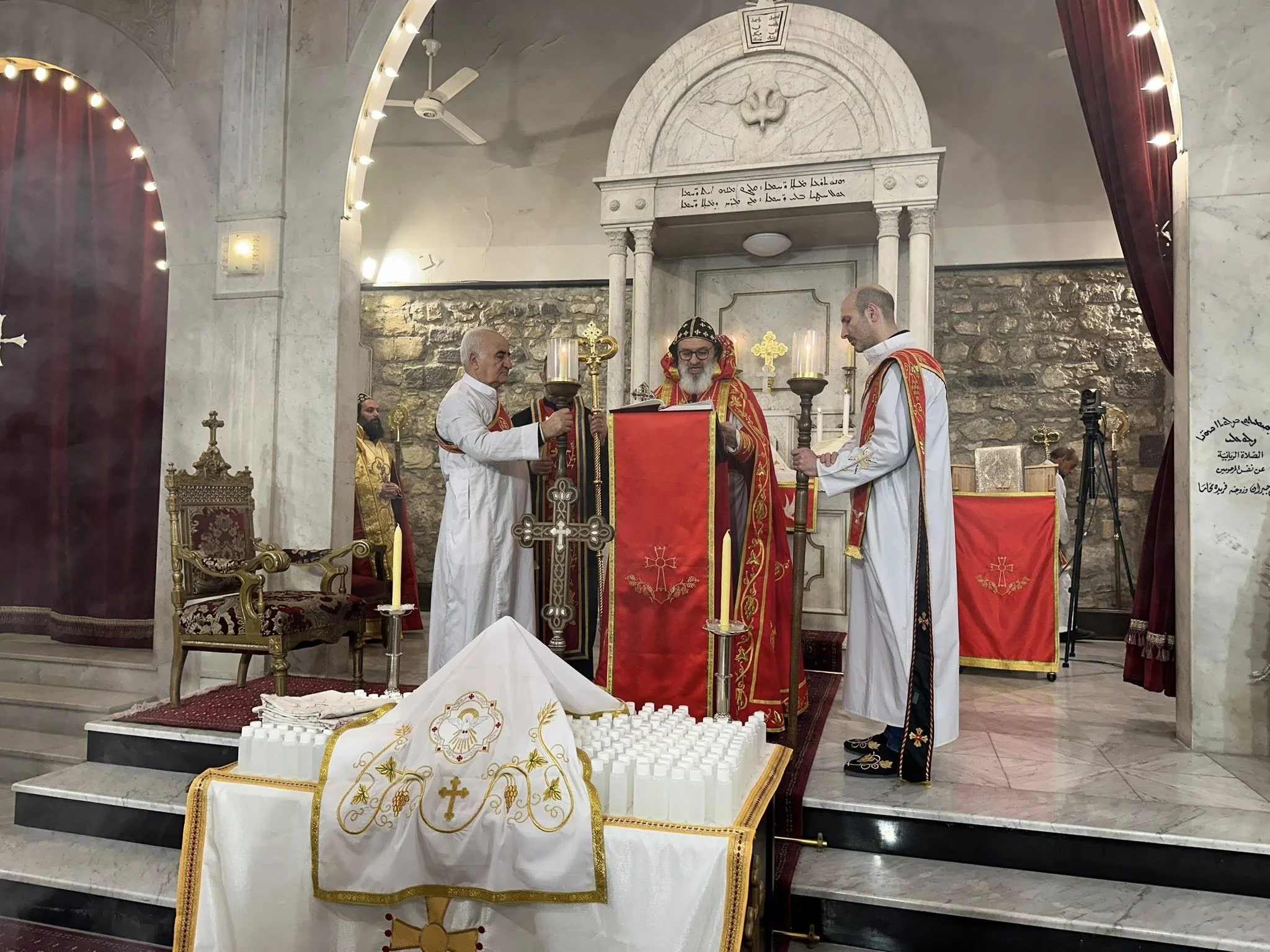 His Holiness Patriarch Mor Ignatius Aphrem II Celebrates the Holy Qurobo on the Occasion of Denho or Epiphany