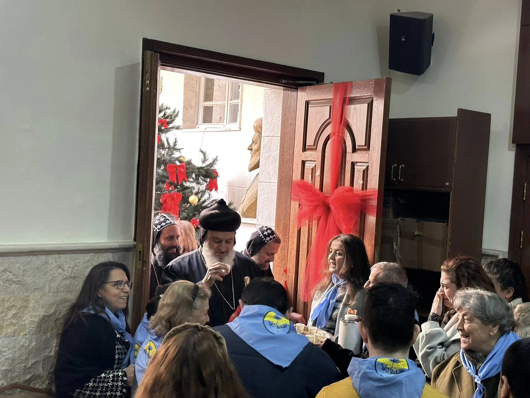 His Holiness Patriarch Mor Ignatius Aphrem II Inaugurates a Charity Bazaar Organized by Emanuel Family of the Brotherhood of “Faith and Light” in Damascus