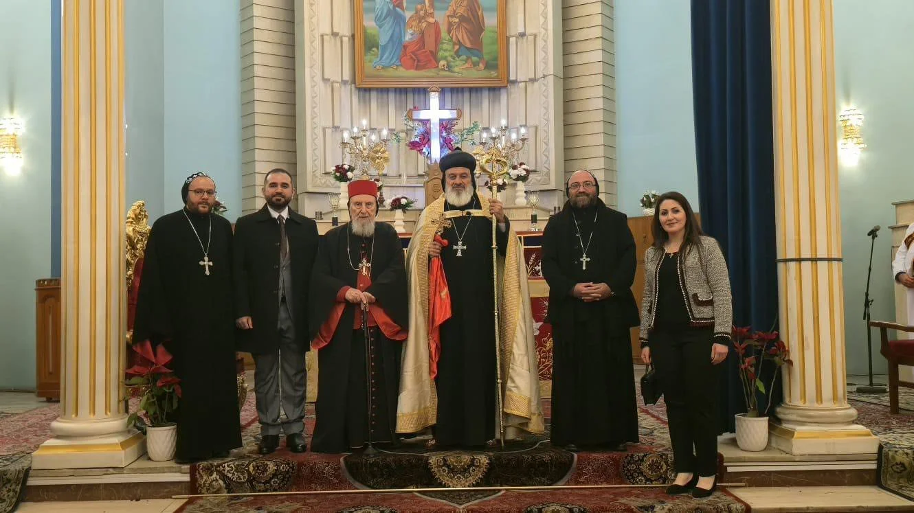 قداسة البطريرك مار إغناطيوس أفرام الثاني يصل إلى بغداد