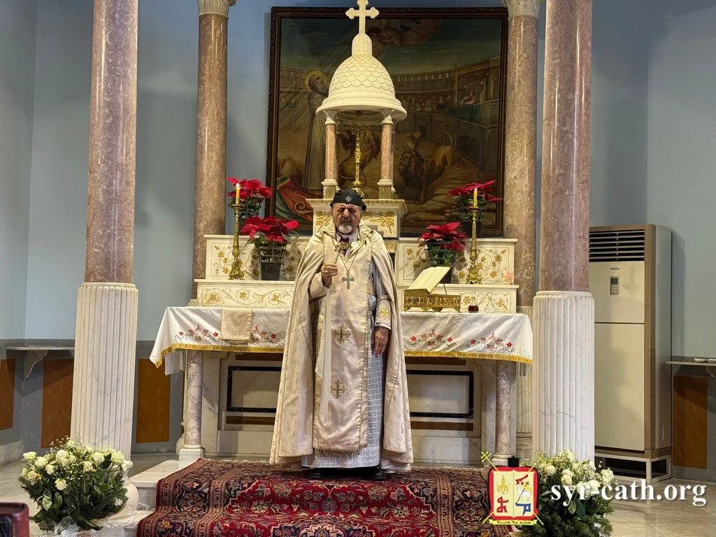 غبطة البطريرك مار اغناطيوس يوسف الثالث يونان يحتفل بالقداس بمناسبة عيد مار يوحنّا المعمدان والذكرى الثلاثين للرسامة الأسقفية لغبطته
