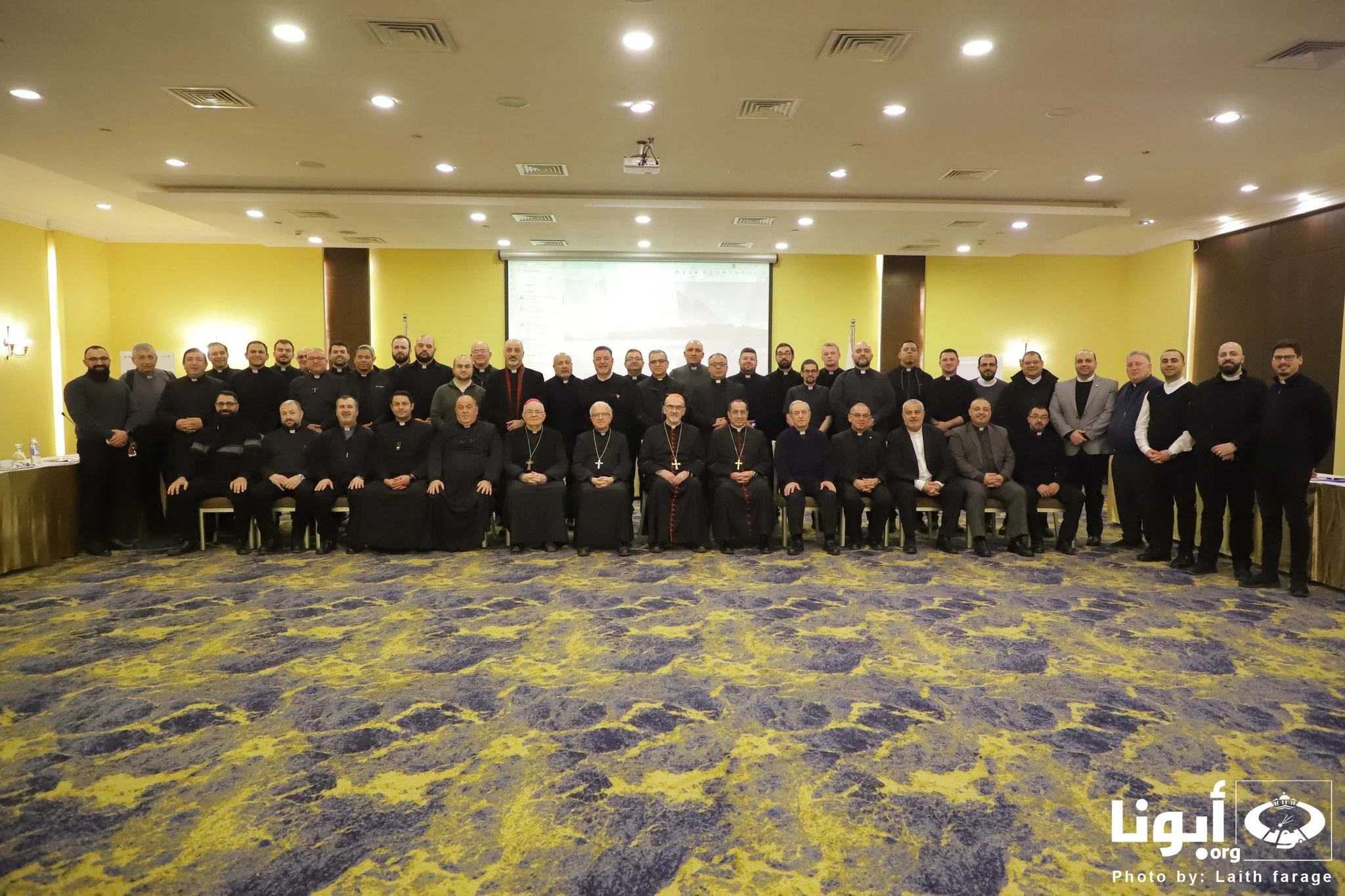 إنطلاق الاجتماع العام لكهنة البطريركية اللاتينية في القدس برئاسة غبطة البطريرك الكاردينال بييرباتيستا بيتسابالا