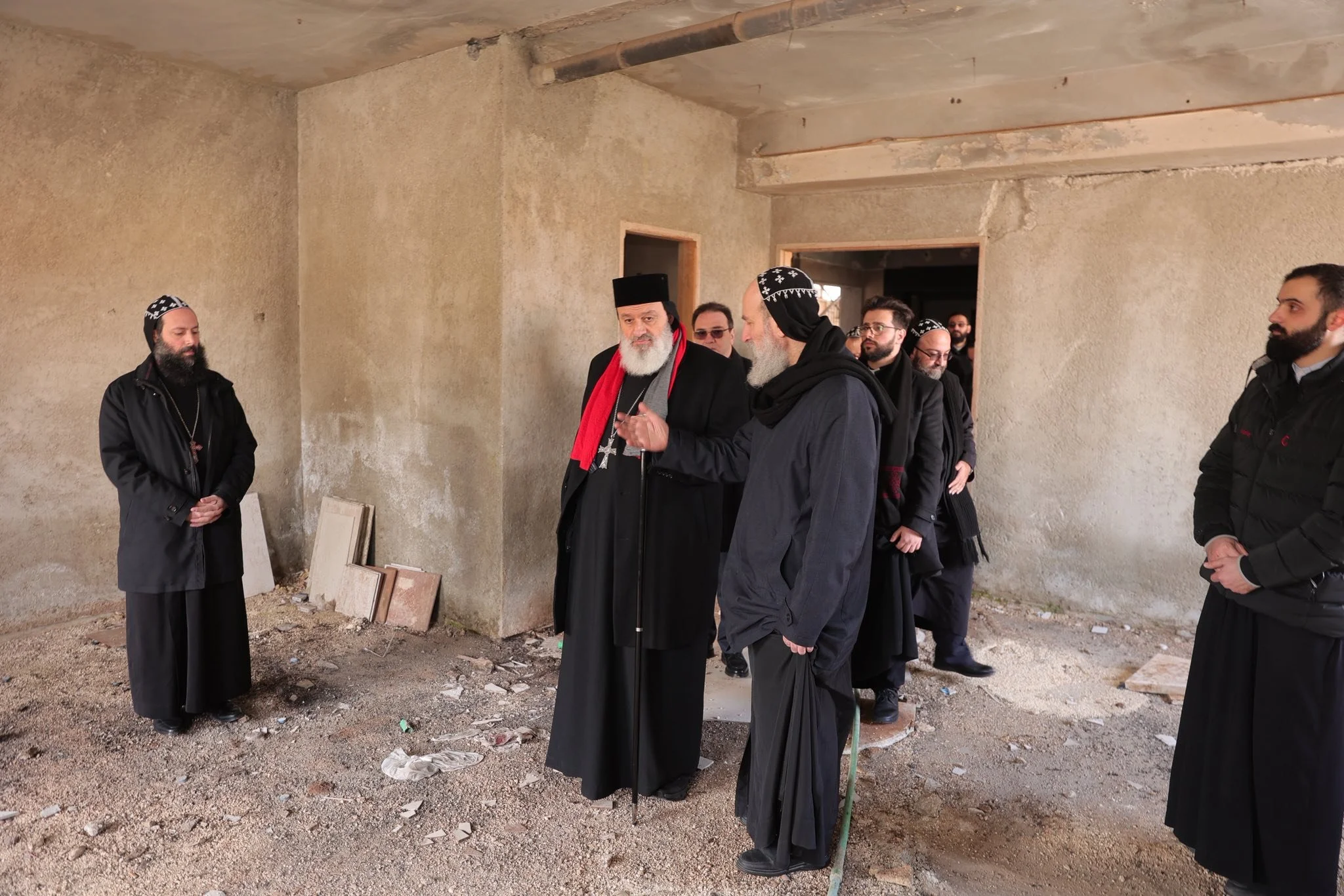 His Holiness Patriarch Mor Ignatius Aphrem II Visits the Archdiocese Institutions in the New Syriac Quarter in Aleppo