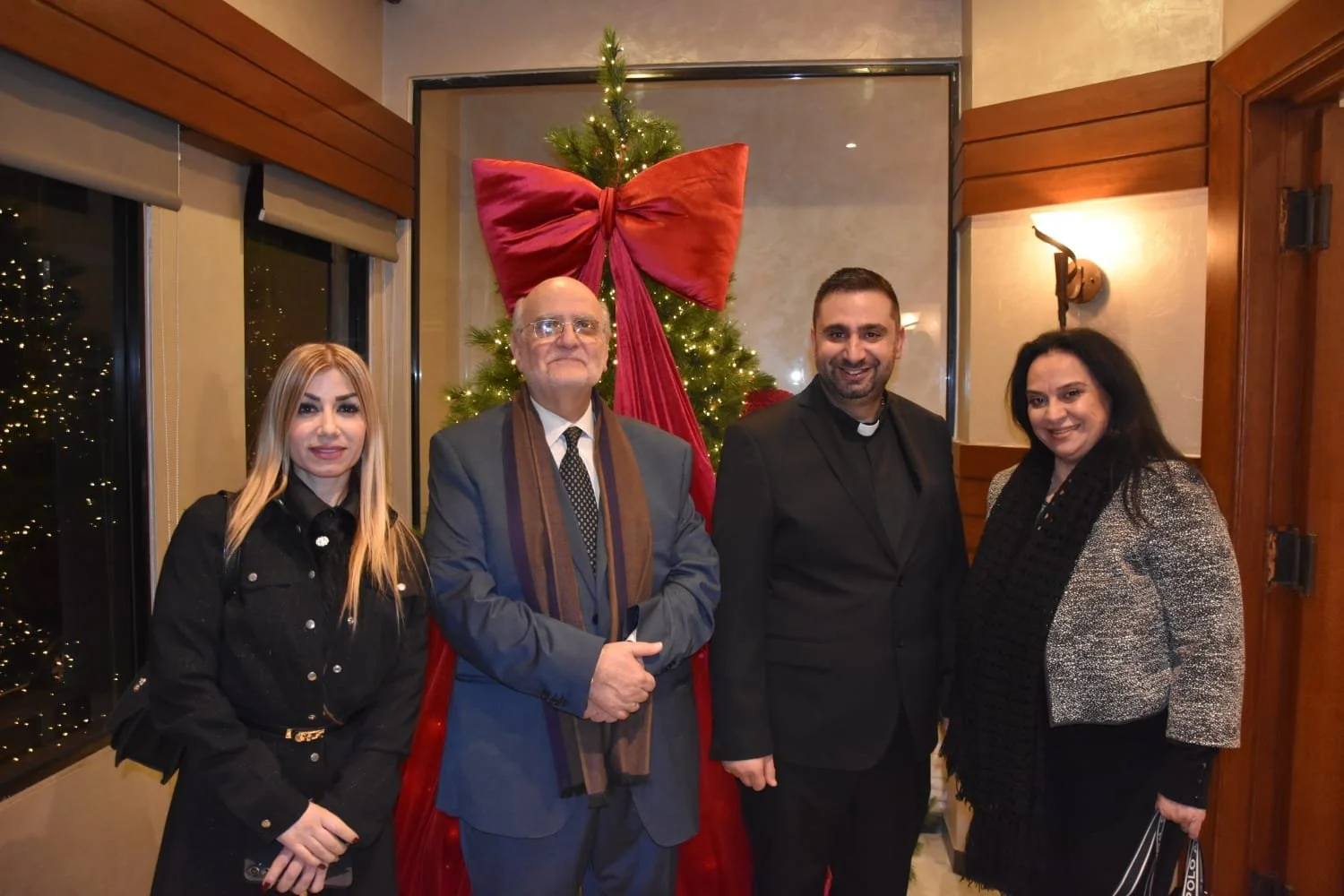 Video - The Secretary General of the Middle East Council of Churches (MECC) Professor Michel Abs Participated in the Christmas Charity Gathering of the Roots Never Die Association