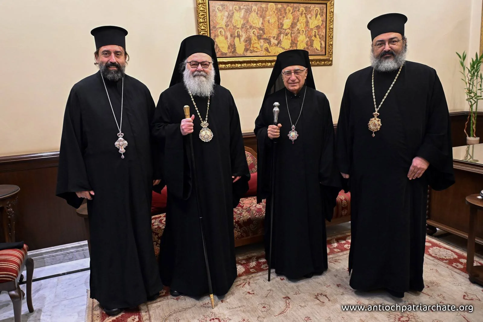 غبطة البطريرك يوحنّا العاشر يستقبل غبطة البطريرك يوسف العبسي