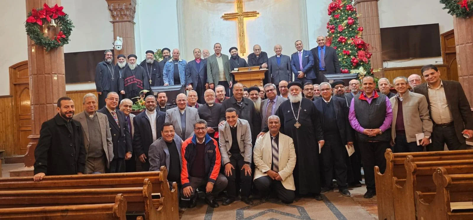 الميلاد يجمعنا… لقاء مسكوني للجنة الكهنة والرعاة في مجلس كنائس مصر
