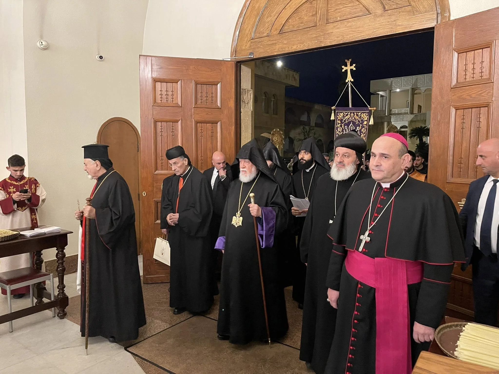 Beginning of the "Week of Prayer for Christian Unity" 2026 in an Ecumenical Prayer Service Hosted by His Holiness Catholicos Aram I in Lebanon