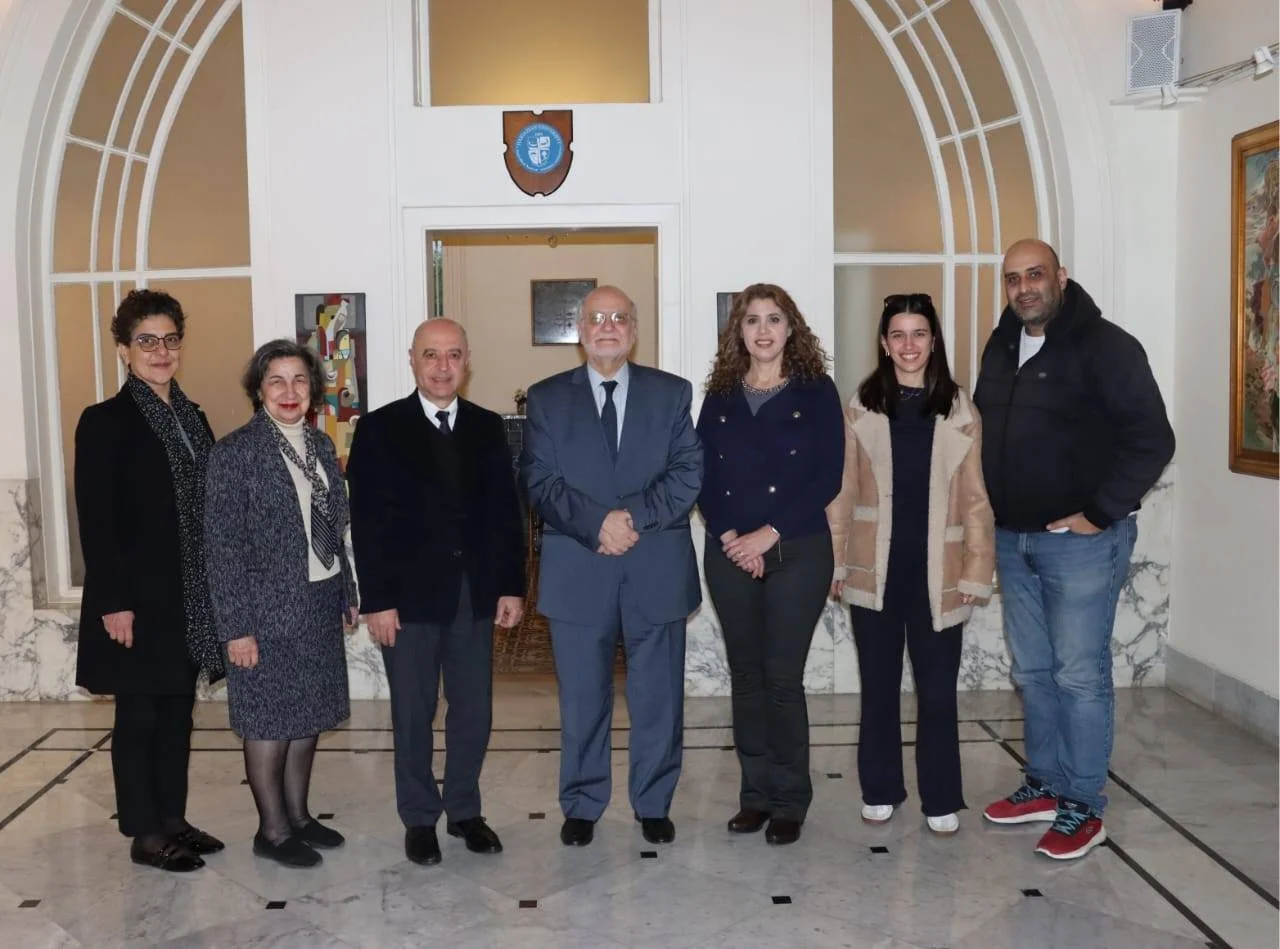 The MECC Secretary General Professor Michel Abs Congratulates Reverend Dr. Paul Haidostian On the Occasion of Christmas and New Year