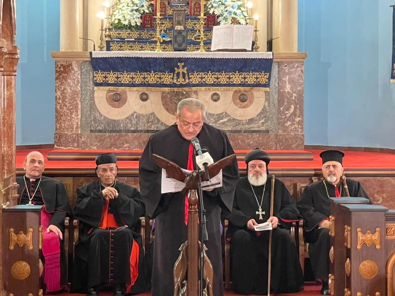 فيديو - كلمة سيادة المطران بولس روحانا النائب البطريركي على نيابة صربا البطريركية المارونية، والأمين العام الفخري لمجلس كنائس الشرق الأوسط