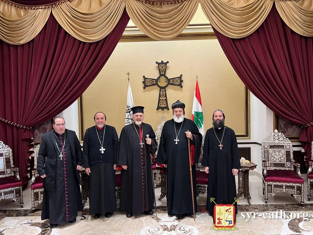 His Beatitude Patriarch Mor Ignatius Youssef III Younan Visits His Holiness Patriarch Mor Ignatius Aphrem II
