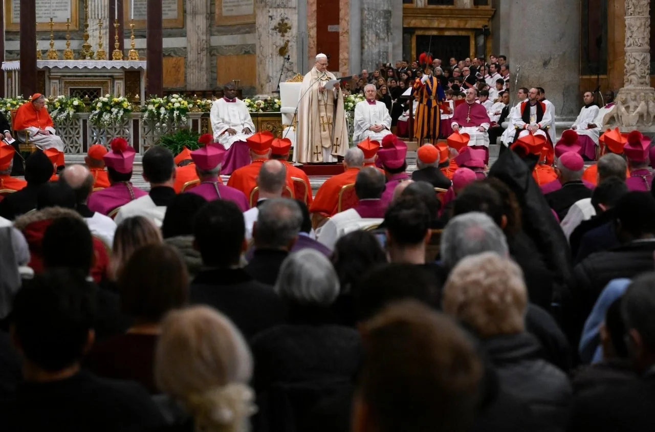قداسة البابا لاوُن الرابع عشر يحتفل بصلاة الغروب لمناسبة عيد ارتداد القديس بولس الرسول واختتام أسبوع الصلاة من أجل وحدة المسيحيّين