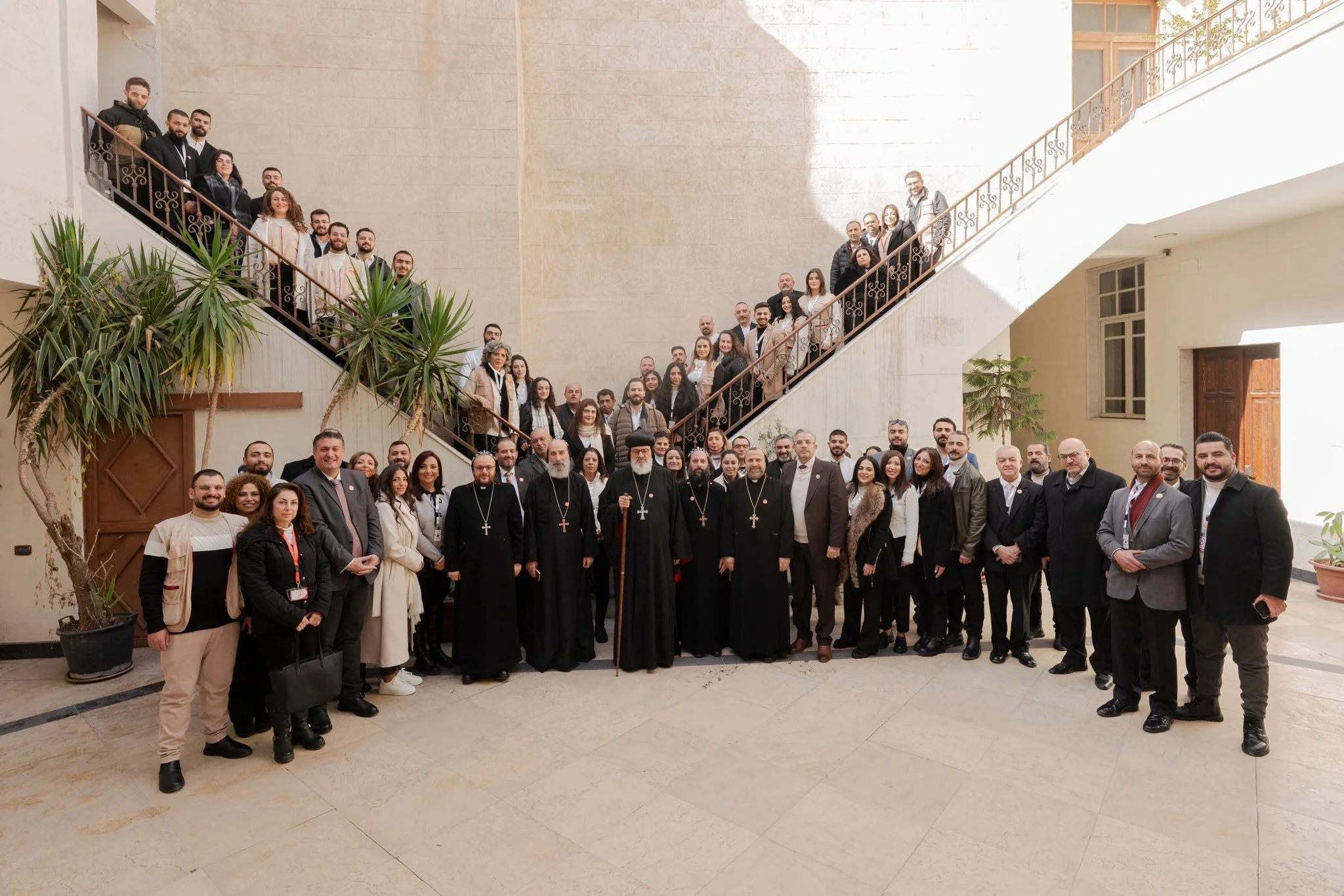 His Holiness Patriarch Mor Ignatius Aphrem II Receives a Delegation from St. Ephrem Patriarchal Development Committee (EPDC)