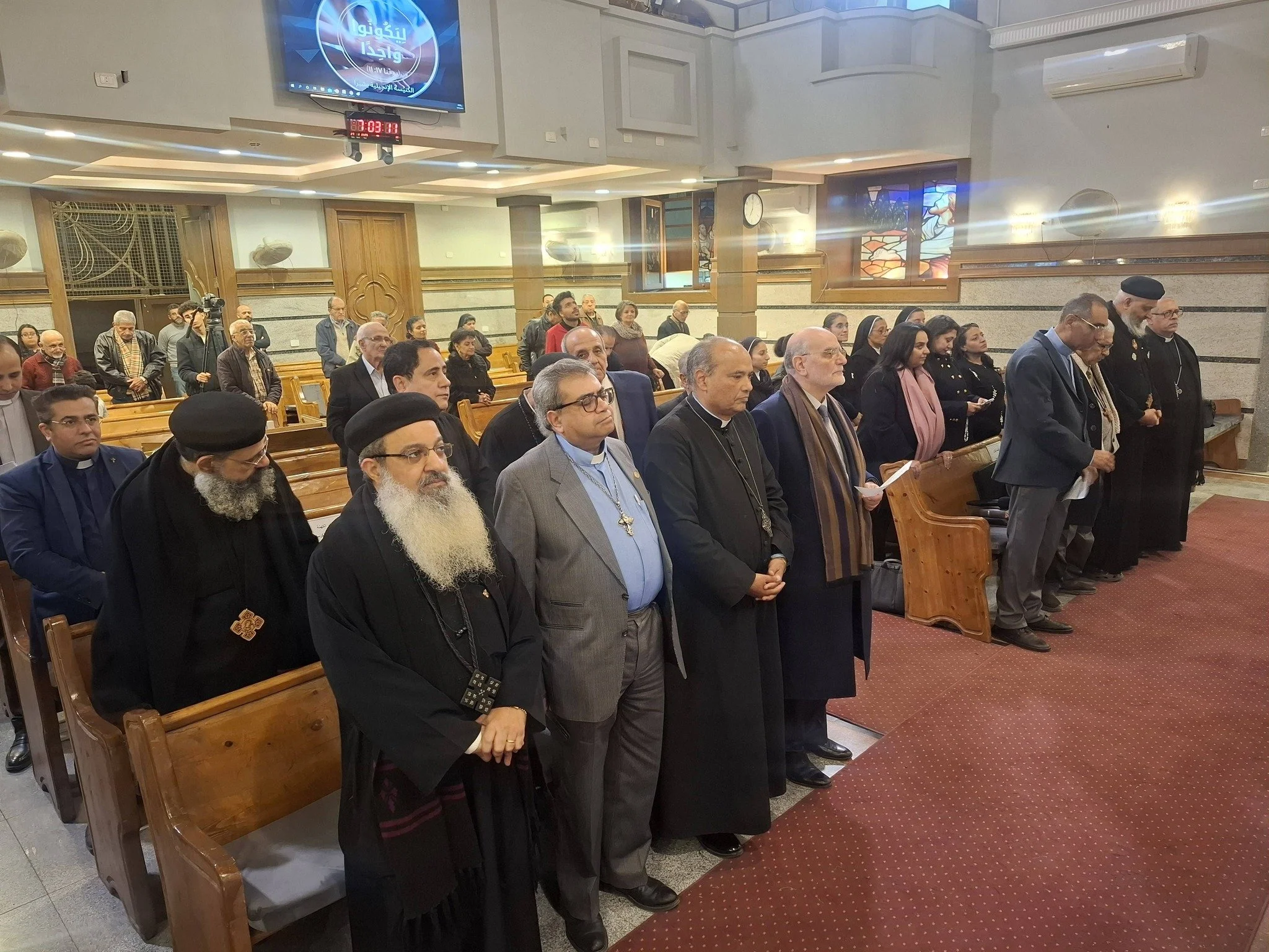 Unity is Love... A Prayer for Christian Unity at the Evangelical Church in Shoubra, Amidst Hymns, Reflections, and Readings