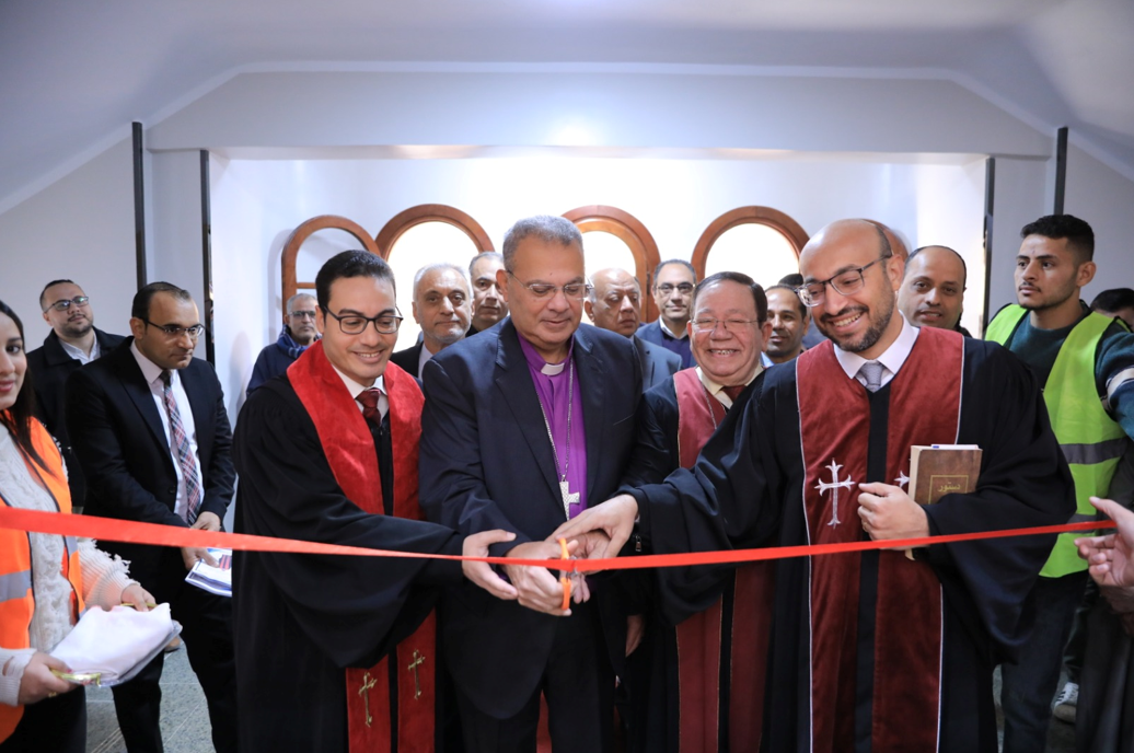 رئيس الطائفة الإنجيلية يشارك في تنصيب القس موريس جابر في كنيسة شمس الدين بالمنيا ويفتتح تجديدات الكنيسة