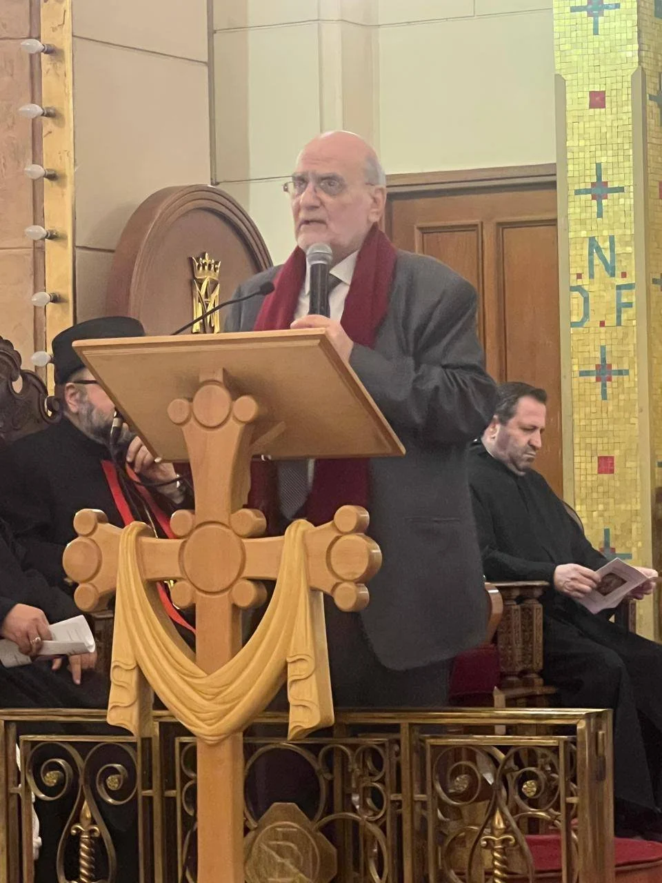 The MECC Secretary General Professor Michel Abs Delivers a Word at the Day Sixth of the Week of Prayer for Christian Unity