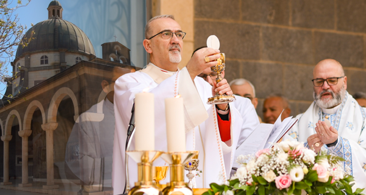 Homily of His Beatitude Patriarch Cardinal Pierbattista Pizzaballa on Mount of Beatitudes