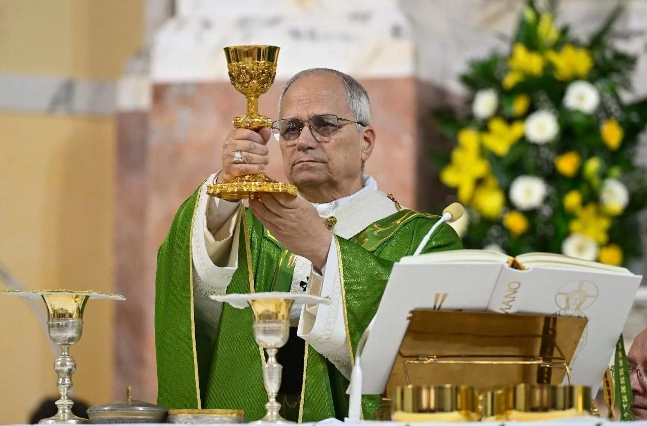 عظة قداسة البابا لاوُن الرابع عشر في رعية القديسة مريم سلطانة السلام في أوستيا