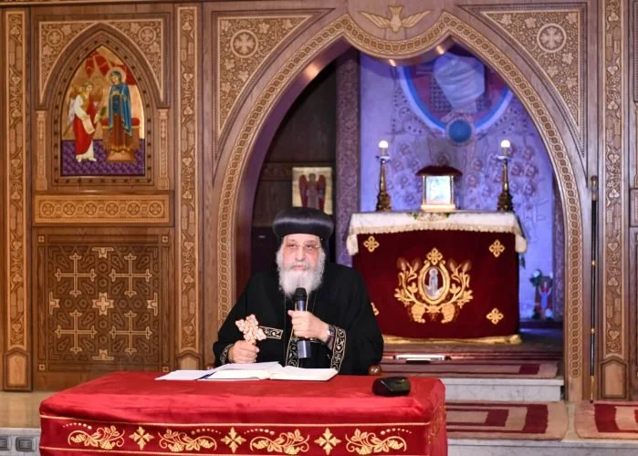 استئناف اجتماع الأربعاء لقداسة البابا تواضروس الثاني اليوم في المقر البابوي