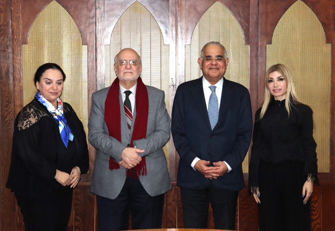 Former Beirut Governor Engineer Nicolas Saba Visits the MECC Secretary General Professor Michel Abs in Beirut