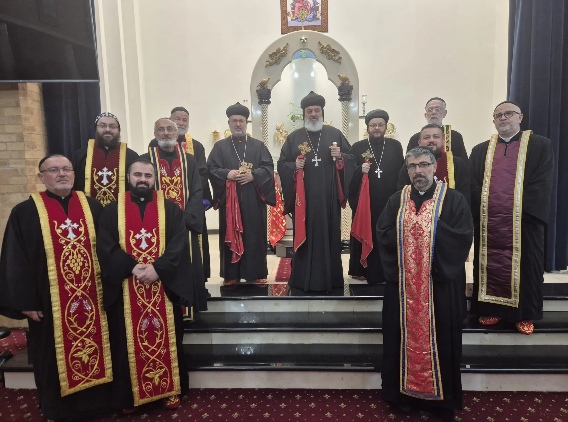 His Holiness Patriarch Mor Ignatius Aphrem II Presides Over the Evening Prayer (Ramsho) at St. Aphrem Church in Melbourne