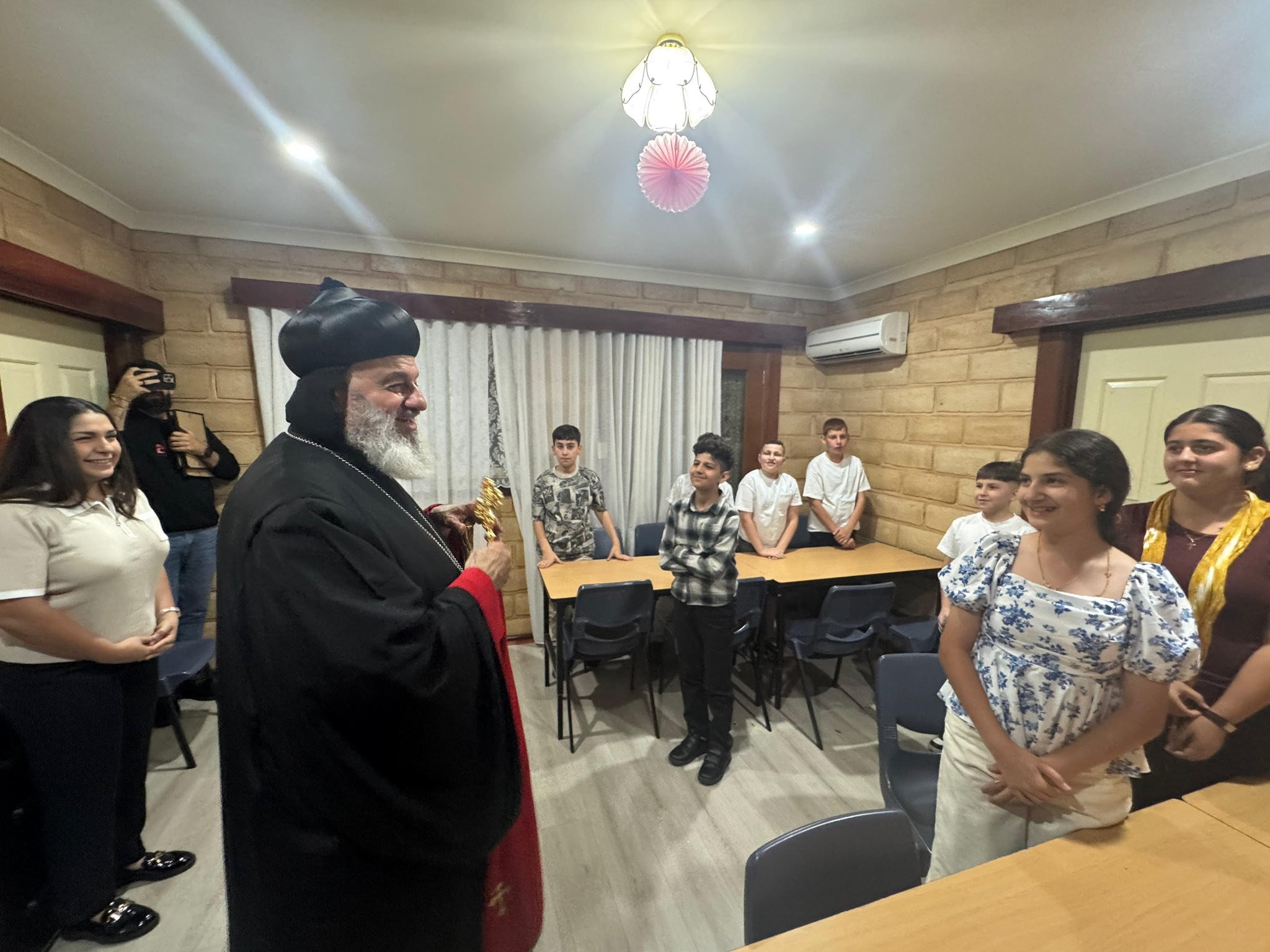 His Holiness Patriarch Mor Ignatius Aphrem II Visits “Mor Gregorius Bar Ebroyo” School for Christian Education in Melbourne