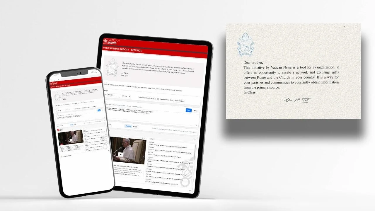 New Video Widget for Catholic Websites with His Holiness Pope Leo XIV’s Latest News and Videos
