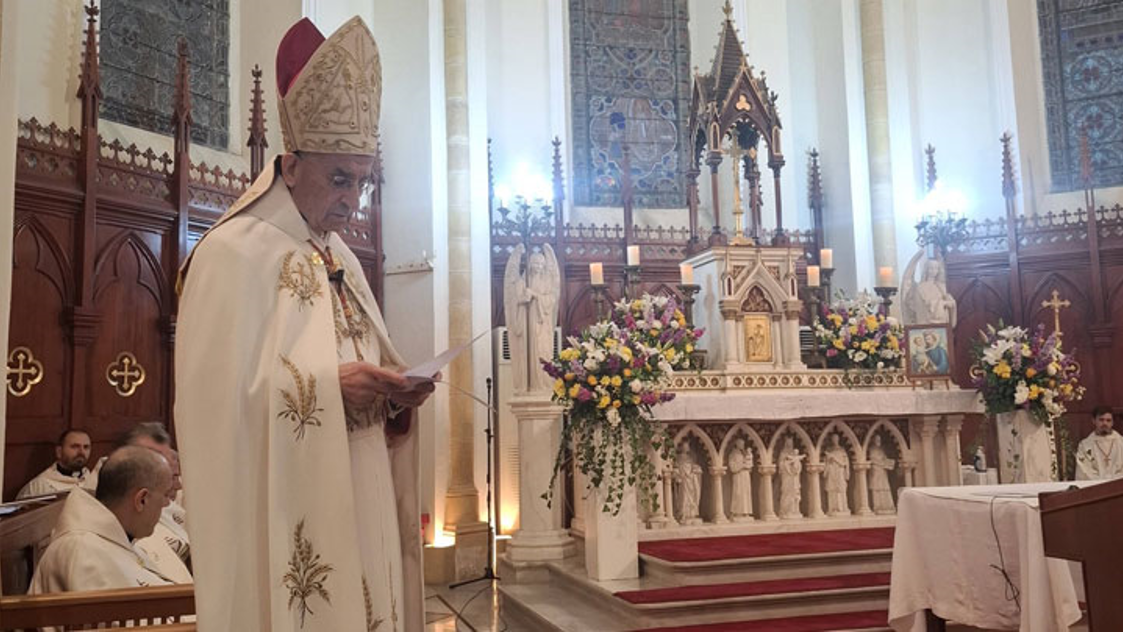 غبطة البطريرك الكاردينال مار بشارة بطرس الراعي يطلب شفاعة مار يوسف من أجل لبنان لكي يحفظه اللّه ويمنحه السّلام والاستقرار