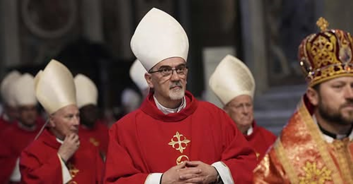 غبطة البطريرك الكاردينال بييرباتيستا بيتسابالا ييعث رسالة الى غبطة البطريرك الكاردينال لويس روفائيل ساكو