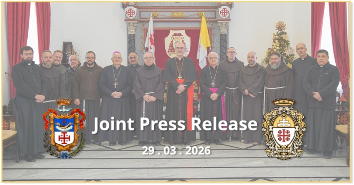 منع بطريرك القدس للاتين غبطة البطريرك الكاردينال بييرباتيستا بيتسابالا، وحارس الأراضي المقدسة الأب فرانشيسكو يلبو، من دخول كنيسة القيامة في أحد الشعانين