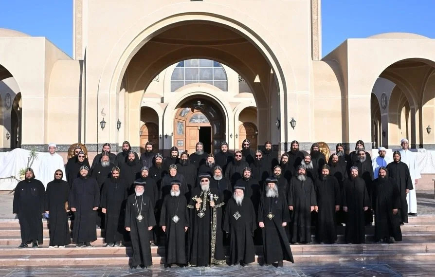 قداسة البابا تواضروس الثاني يزور دير القديس مكاريوس السكندري في ذكرى نياحة الأنبا باخوميوس مطران البحيرة