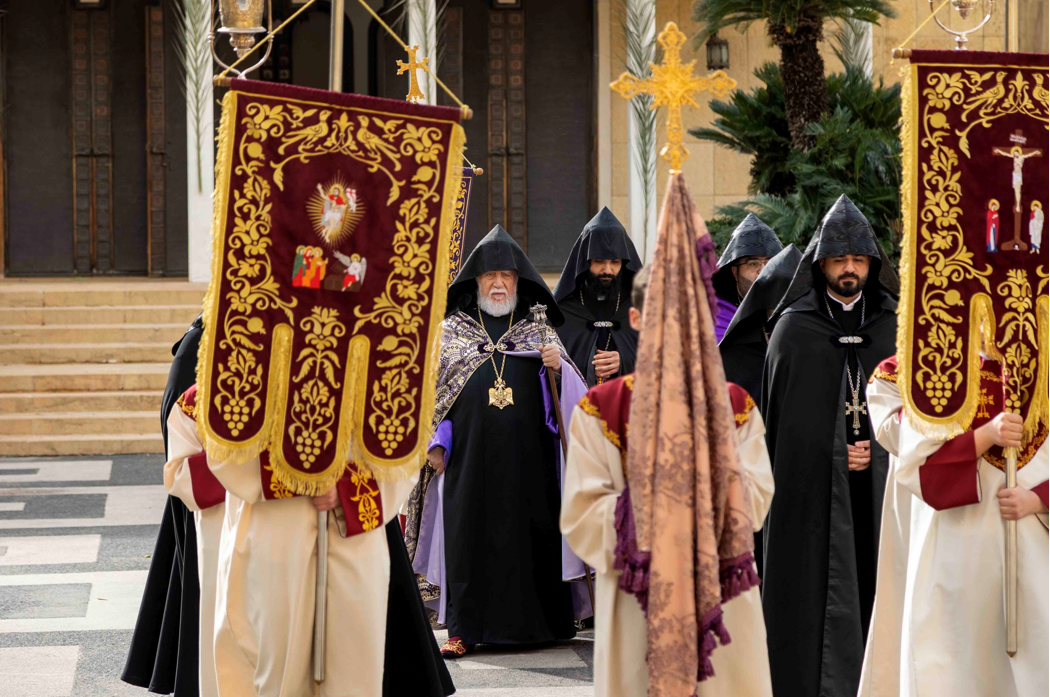 His Holiness Catholicos Aram I Presides Over the Opening of the Portals Ceremony at the at Catholicosate of the Holy See of Cilicia in Antelias, Lebanon