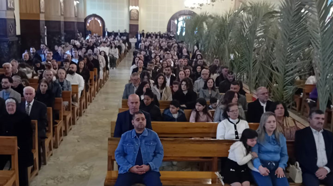 القرى الحدوديّة الجنوبيّة اللّبنانيّة الصّامدة أحيت أحد الشّعانين