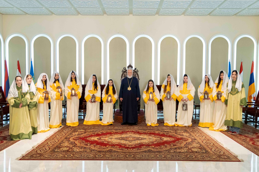 His Holiness Catholicos Aram I Celebrates the Holy Tuesday at the Catholicosate of the Holy See of Cilicia in Antelias, Lebanon