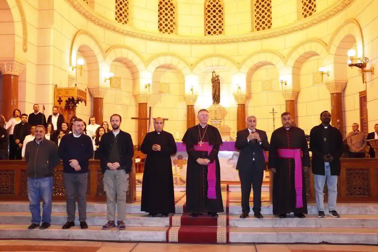 الكنيسة اللاتينية في مصر تنظّم سهرة صلاة مسكونية من أجل السلام استجابة لدعوة قداسة البابا لاوُن الرابع عشر